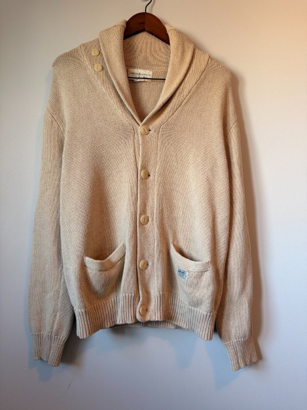 Ralph Lauren Denim & Supply Boyfriend Knit Cardigan Sweater Medium M
